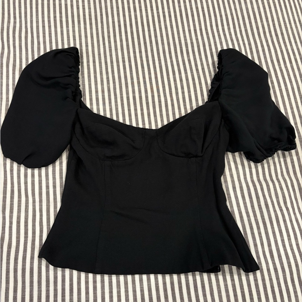 Wilfred Charcoal Blouse